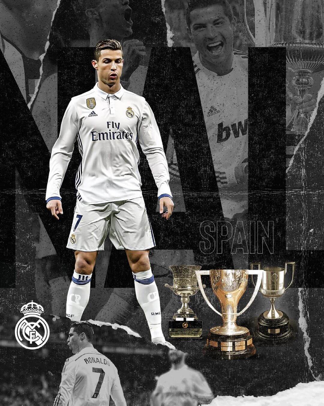 Poster Cristiano Ronaldo - Nr. 7 Real Madrid Season 2017/18